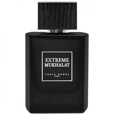 Extreme Mukhalat Eau de Parfum 100ml från Louis Varel – en unisexdoft med orientaliska och kryddiga noter för styrka och sensualitet.
