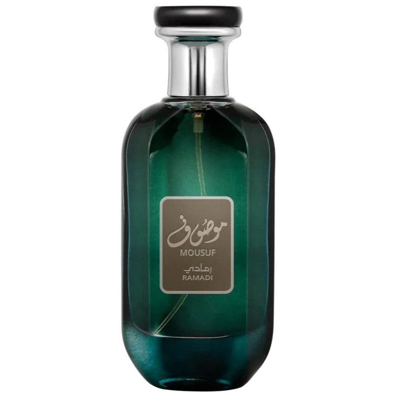Mousuf Ramadi Eau de Parfum 100ml från Ard Al Zaafaran erbjuder en lyxig och mystisk doft med varma, orientaliska inslag som förförar sinnena.