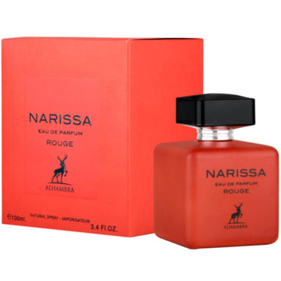 Narissa Rouge Eau de Parfum 100ml från Maison Alhambra – en sensuell, elegant doft med blommiga och kryddiga noter.