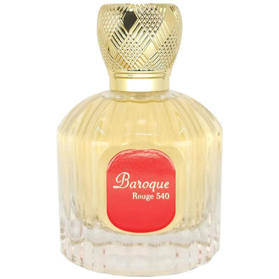 Baroque Rouge 540 Eau de Parfum 100ml från Maison Alhambra – en lyxig unisexdoft med mystiska och eleganta toner.