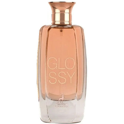 Glossy Eau de Parfum 100ml från Maison Alhambra: en elegant doft med fruktiga, blommiga och träiga noter för den stilfulla kvinnan.
