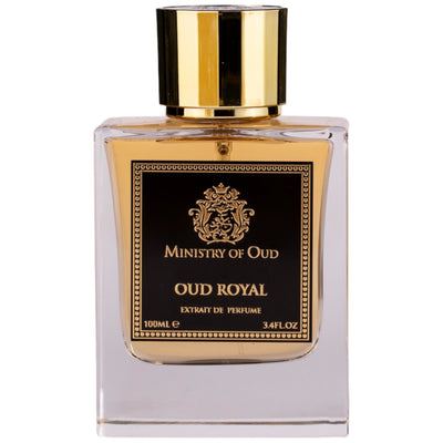Oud Royal Extrait de Parfum 100ml från Ministry of Oud: lyxig, orientalisk doft med djupa oud-noter och värmande kryddor.