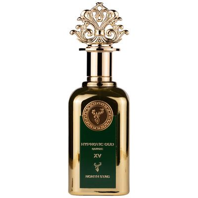 Hypnotic Oud XV Extrait de Parfum 100ml - en lyxig och intensiv doft med rika, träiga noter av oud och aromatiska inslag, perfekt för den sofistikerade parfymanvändaren.