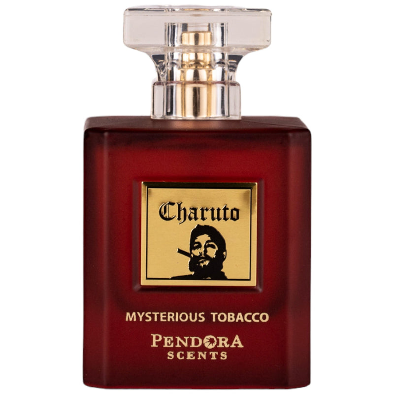 Charuto Mysterious Tobacco Eau de Parfum från Pendora Scents: en rökig, sofistikerad herrparfym med djupa tobaksnoter.