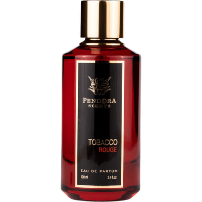 Tobacco Rouge Eau de Parfum 100ml från Pendora Scents – en djärv, sofistikerad doft med tobaksnoter och sensuella undertoner.