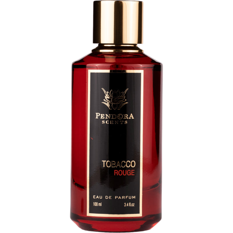 Tobacco Rouge Eau de Parfum 100ml från Pendora Scents – en djärv, sofistikerad doft med tobaksnoter och sensuella undertoner.