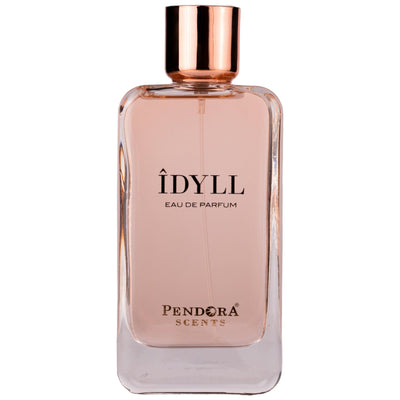 Idyll Eau de Parfum 100ml från Pendora Scents erbjuder en elegant doft med blommiga och fruktiga noter för den sofistikerade kvinnan.
