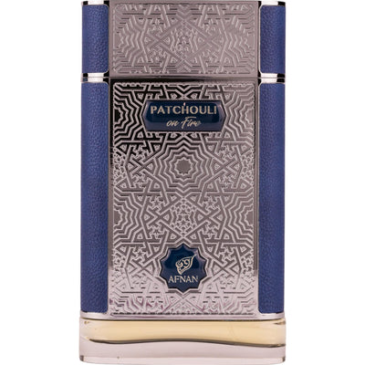 Patchouli on Fire Eau de Parfum 80ml från Afnan: en djärv unisexdoft med kryddiga och träiga noter för en sofistikerad stil.