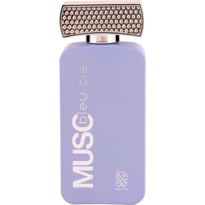 Musc Bleu Ciel EDP 100ml från Nylaa – en tidlös, maskulin doft med friskhet, mysk och träiga toner för den stilmedvetne mannen.