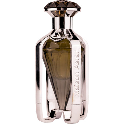 Jawahara Eau de Parfum 80ml från Maison Asrar - en elegant och maskulin doft med kryddiga, träiga och orientaliska inslag.