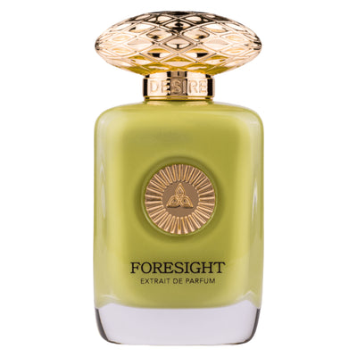 Foresight Extrait de Parfum 100ml från Auraa Desire – en sofistikerad doft för den självsäkra, med friska, blommiga och varma noter.