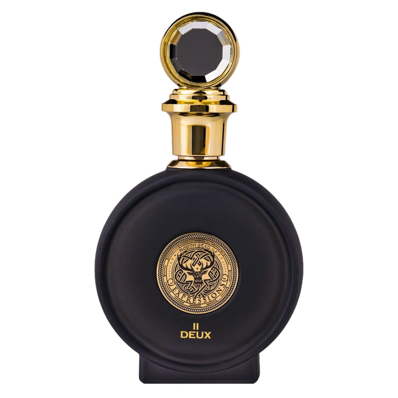 Expressions 2 Deux Extrait de Parfum från North Stag – en elegant och djärv doft för den moderna, stiliga mannen.