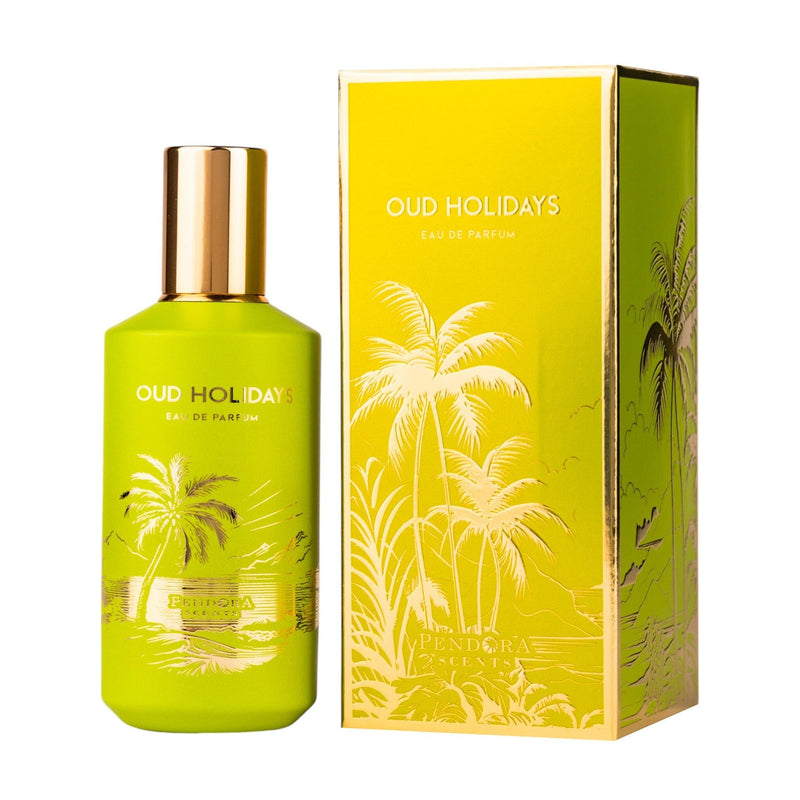 Oud Holidays EDP 100ml från Pendora Scents – en unisexdoft med lyxiga trä- och kryddnoter för en unik och förförisk upplevelse.