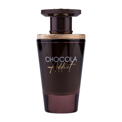 Chocola Addict Eau de Parfum 100ml: En lyxig, chokladinspirerad doft som förför med sötma och elegans. Perfekt för den romantiska och självförtroende.