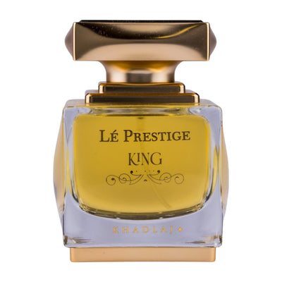 Le Prestige King Eau de Parfum 100ml - en lyxig och förförisk doft för män, perfekt för alla tillfällen. Utforska elegans och stil i varje droppe.