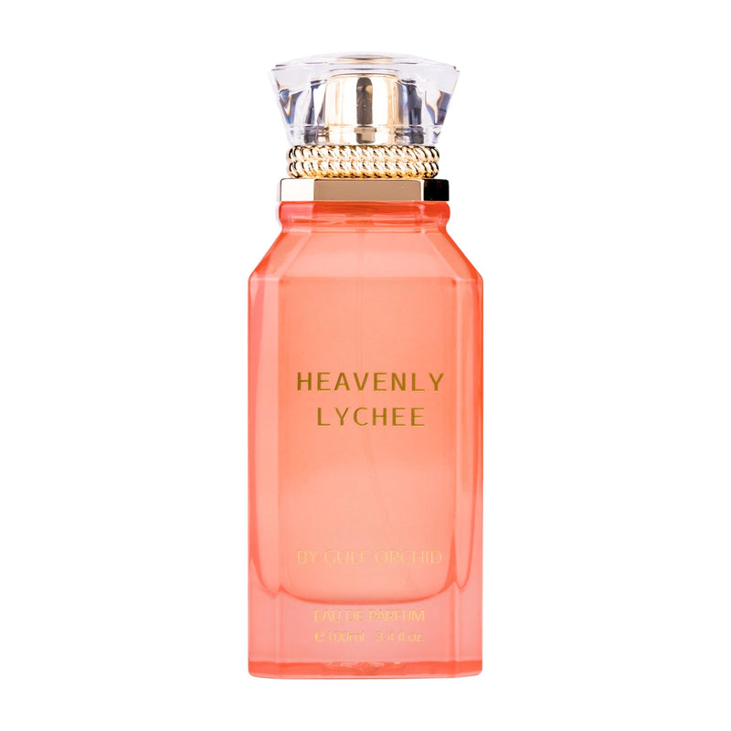 Heavenly Lychee Eau de Parfum 100ml från Gulf Orchid bjuder på en fruktig och blommig doft av lychee och exotiska noter.