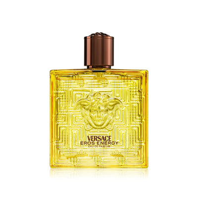 Eros Energy Eau de Parfum från Versace, 100ml. Fräsch citrusdoft med en kraftfull, sensuell bas av trä och mysk. Energisk och förförande.