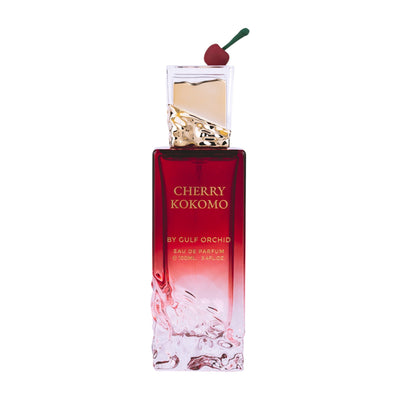 Cherry Kokomo Eau de Parfum från Gulf Orchid erbjuder en fruktig och blommig doft som förför med sin söta körsbärston och fräschör.