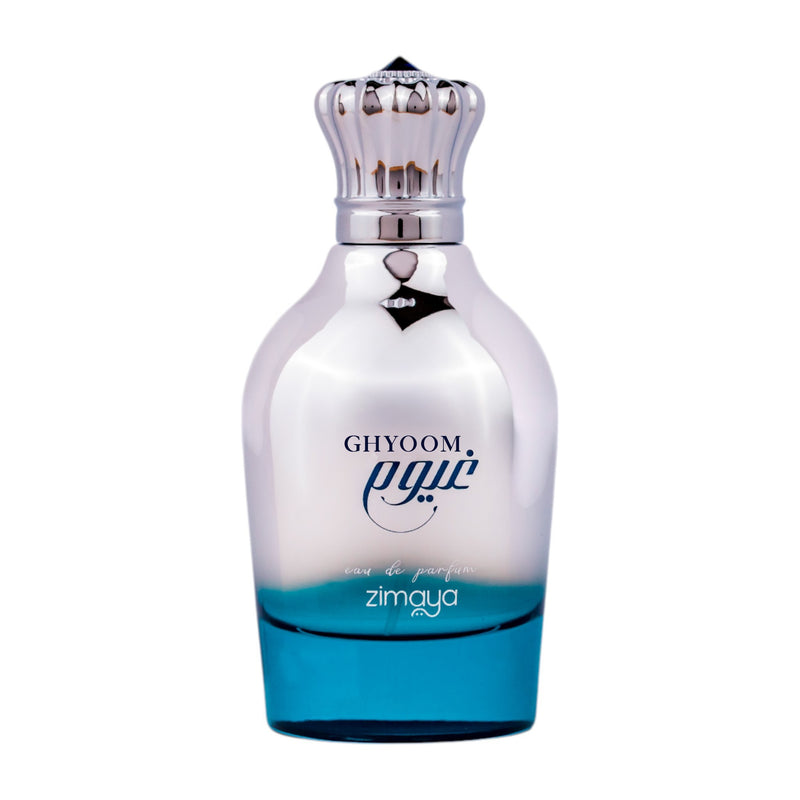 Ghyoom Eau de Parfum 100ml - Elegant doft med en harmonisk mix av blommor och tränoter, perfekt för dagligt bruk och speciella tillfällen.