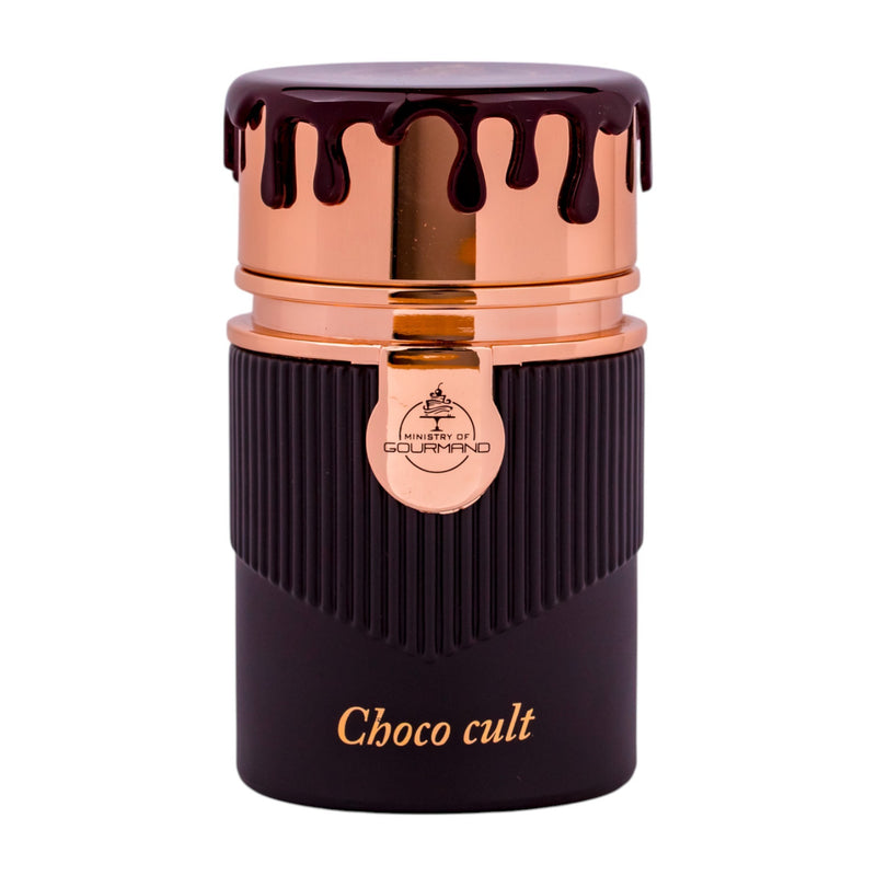 Choco Cult Eau de Parfum 100ml - en lyxig doft med chokladnoter som ger en varm och sensuell känsla. Perfekt för chokladälskare och doftentusiaster.