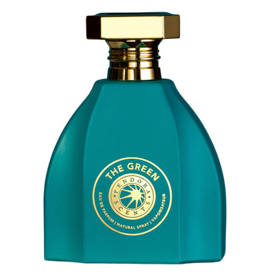 The Green Eau de Parfum från Pendora Scents bjuder på friska gröna noter med en hint av blommor, perfekt för den energiska själen.