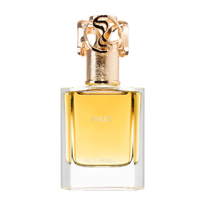Wajd Eau de Parfum 50ml från Swiss Arabian erbjuder en förtrollande doft med blommiga och träiga inslag, perfekt för alla tillfällen.