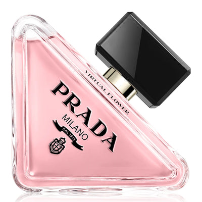 Paradoxe Virtual Flower Eau de Parfum 90ml från Prada fångar en drömmande blomsterdoft med en modern och sensuell twist.