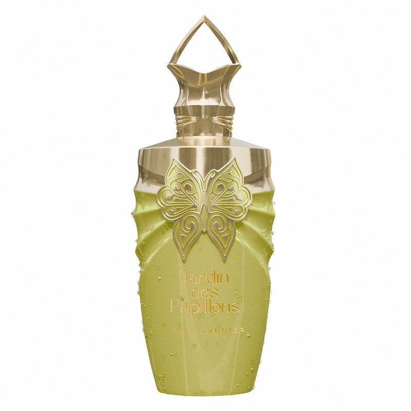 Jardin Des Papillons Eau de Parfum 100ml erbjuder en förtrollande doft med blommiga och fruktiga noter som väcker känslor av glädje och frihet.