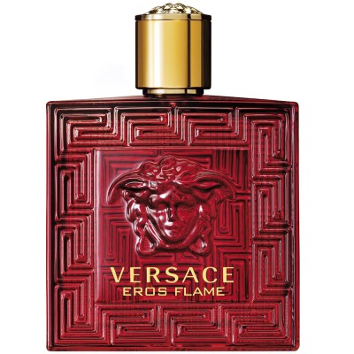 Eros Flame Eau de Parfum 100ml från Versace: en intensiv, passionerad doft med citrus, kryddor och träiga noter för den moderna mannen.