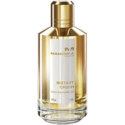 Instant Crush Eau de Parfum 120ml från Mancera – en förförisk, lyxig doft med citrus, saffran, ros och vanilj för både män och kvinnor.