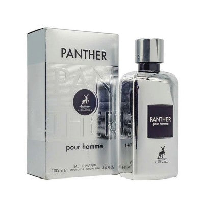 Panthere pour Homme Eau de Parfum 100ml från Maison Alhambra – en maskulin och sofistikerad doft med träiga och kryddiga toner.