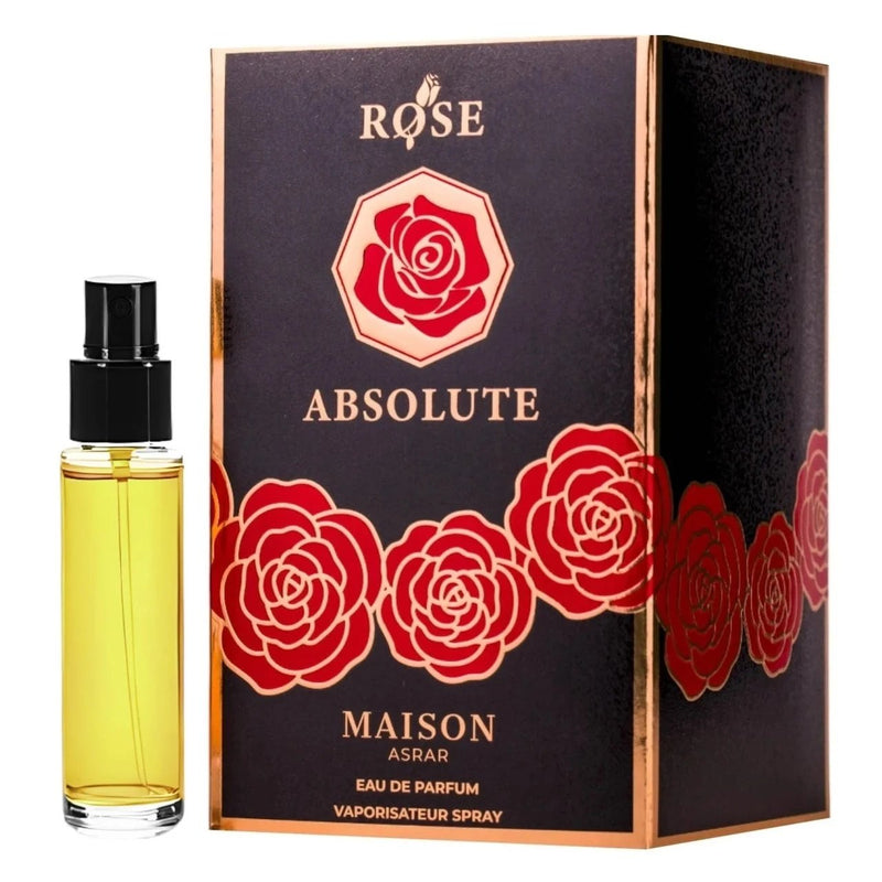 Rose Bouquet Eau de Parfum 2ml från Maison Asrar: en elegant och blommig doft med romantiska, sensuella noter.