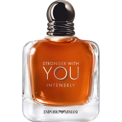 Stronger With You Intensely Eau de Parfum 100ml: En sensuell doft med noter av vanilj och kryddor, perfekt för självförtroende och elegans. Upptäck intensiteten!